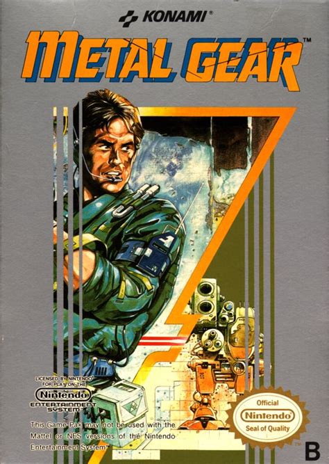 nes metal gear box art|metal gear release date.